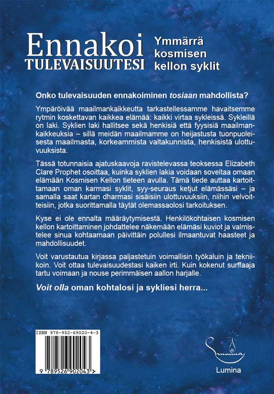 Ennakoi tulevaisuutesi kirjan takakansi
